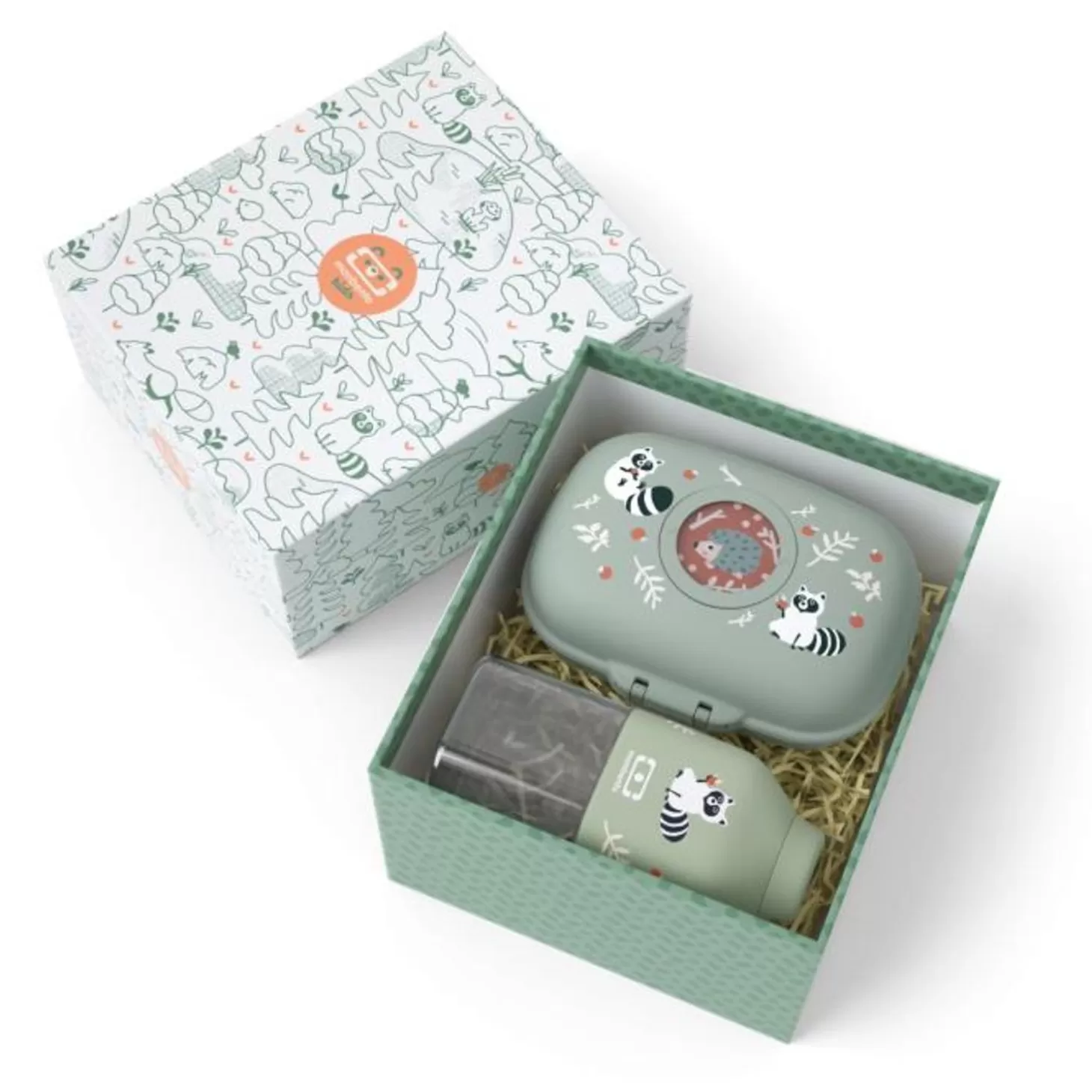 Monbento Coffret Cadeau Enfants Mb Gram Vert Raccoon> Enfants