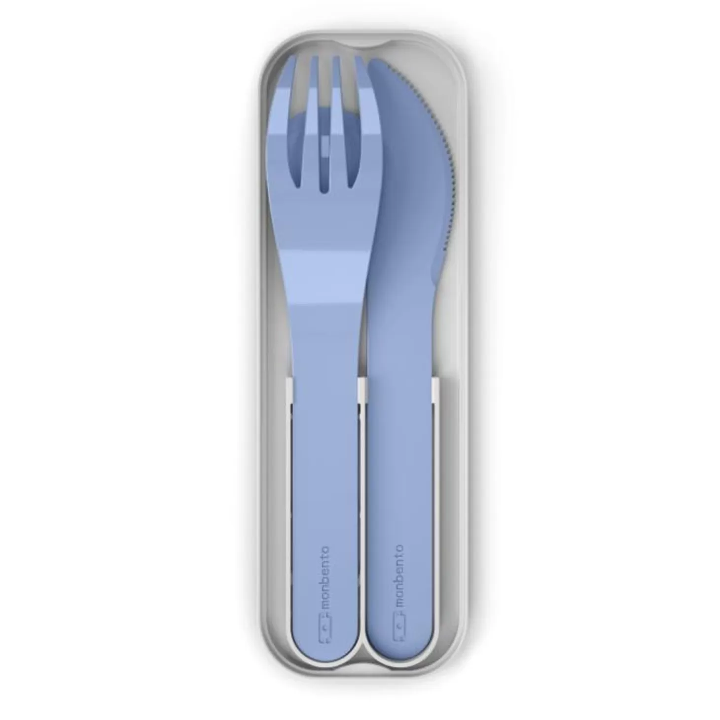 Monbento Mb Pocket Color Bleu Infinity> Couverts En Plastique Biodégradable